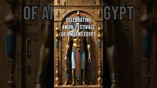 Celebrating Amun Festivals of Ancient Egypt shorts [upl. by Nwahsauq]