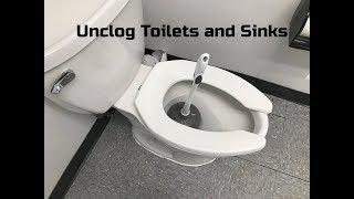 How to Unclog Toilets and Sinks with a Plunger [upl. by Dinnie444]