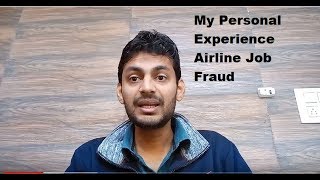 Airline Jobs fraud  Indeedcom Shinecom Monstercom [upl. by Kimble]