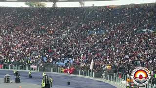 Roma  Bologna 23 la Curva Sud esce dallo stadio nel secondo tempo [upl. by Dilan]