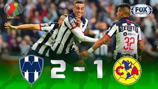 Monterrey  América 21  GOLES  Final Ida  Liga MX [upl. by Dorry]