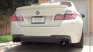 BMW F10 550 Meisterschaft GTC Exhaust  Cold Startup [upl. by Iveksarap]