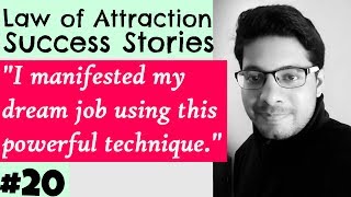 MANIFESTATION 20 Attracted Dream Job using Powerful Technique  Law of Attraction Success Series [upl. by Lodie]