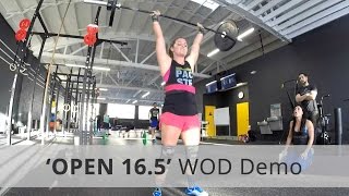 CrossFit quotOPEN 165quot WOD Demo amp Workout Tips  1839 Rx [upl. by Esorrebma]