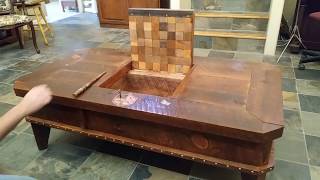 Hidden Compartment Wizard Coffee Table [upl. by Gerstein]