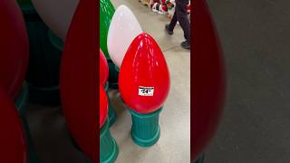 GIANT CHRISTMAS LIGHTS christmas christmasdecor homedepot holidaywithyoutube [upl. by Hindu]