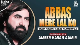 Ameer Hasan Aamir  Abbas Mere Lal Ko  Noha 2013 [upl. by Gerrilee]