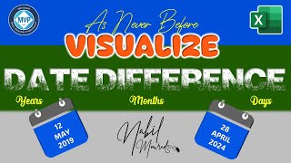 Calculate and Visualize Date Difference in a Single Function [upl. by Ignaz]