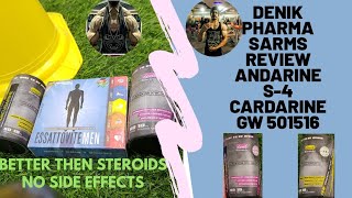 Denik Research SARMS REVIEW Sarms benefits in Hindi Best For Muscle Gain ANDARINE S4 amp CARDARINE GW [upl. by Enortna]