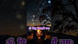 Shri Pitra Paksha Mantra pitrapaksh pitradoshnivaran mantraoftheday ompitradevtayenamah mantra [upl. by Magill]