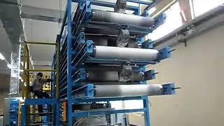 Batch off Line Rubber Sheet Cooling Machine Rubber Machine Cooler [upl. by Griffis360]