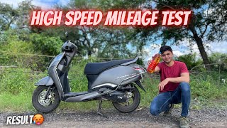 New Jupiter 125 High speed mileage test  TVS Jupiter 125 1 Liter Mileage [upl. by Pleasant]