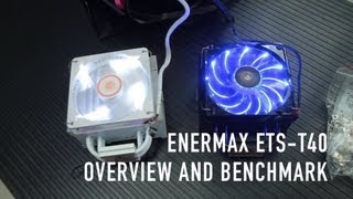 Enermax ETST40 CPU Cooler Overview and Benchmark White Cluster and Black Twister [upl. by German]