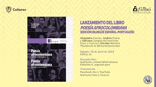 FILBo 2024  Lanzamiento del libro «Poesía Afrocolombiana» edición bilingüe españolportugués [upl. by Armalla]