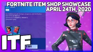 Fortnite Item Shop NEW RUE SET April 24th 2020 Fortnite Battle Royale [upl. by Bern902]