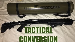 Mossberg 500 Tactical Conversion [upl. by Harrod897]