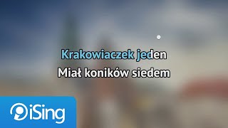 Dla dzieci  Krakowiaczek jeden karaoke iSing [upl. by Oivaf]