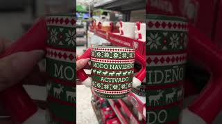 TAZAS NAVIDEÑAS ❄️🎄 recorridos bodegaaurrera navidad ideaspararegalar tazasbonitas [upl. by Liryc]