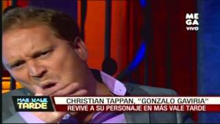 Christian Tappan revive a su personaje Gonzalo Gaviria en Más Vale Tarde [upl. by Annaul717]