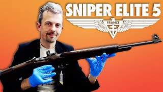 quotThis Is The Only Rifle In The Worldquot  Firearms Expert Reacts To Sniper Elite 5’s Guns [upl. by Teerpnam]