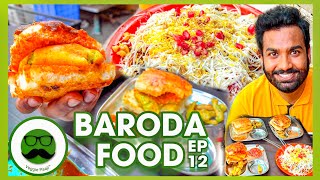 Vadodara Street Food Episode 12  Day Night Vada Pav  Paras Paan amp More  Veggie Paaji [upl. by Onig]