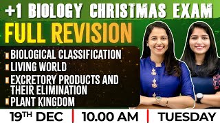 11 Biology Christmas Exam  Living worldBiological ClassificationExcretory Products Plant kingdom [upl. by Arytal420]