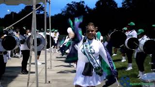 Livingston Collegiate Academy Band Marching In vs Frederick Douglass 2023 Homecoming [upl. by Aicelaf]