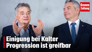 Einigung bei Kalter Progression ist greifbar  kronetv NEWS [upl. by Llenol599]