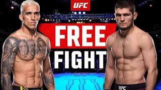 KHABIB vs CHARLES OLIVEIRA  ufc [upl. by Metcalf]