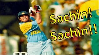 🇮🇳 RARE SachinTendulkars 93 4s7 6s4 vs South Africa 2000 SixesOutofStadium Young 🏏 [upl. by Armillia]