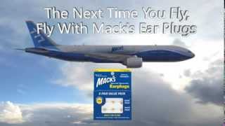 Macks® Ear Plugs  Great For Flying [upl. by Yreffej]