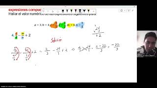 Ejercicio 12 Punto 4 Álgebra de Baldor Valor númerico de expresiones compuestas [upl. by Aisyram]