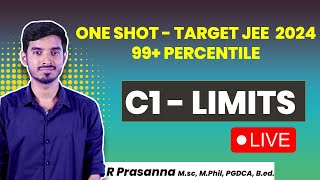 Complete Limits One Shot For JEE 2024 Part 1 Maths jee jeeadvanced [upl. by Eelrac]