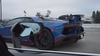 Lamborghini Aventador SVSVJ EPIC SOUNDS [upl. by Akinirt756]