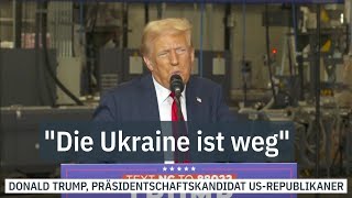 ExPräsident erklärt Land für tot  Trump quotDie Ukraine ist wegquot  ntv [upl. by Anauq]