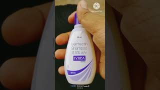 IVREA Shampoo  Best shampoo for head lice ivreashortshaircareshortsyoutube ivermectinshampoo [upl. by Rustice]