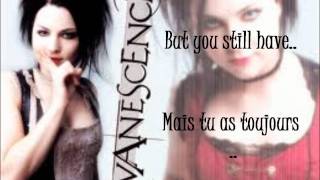 Evanescence  My Immortal Lyrics  French Translation [upl. by Llenrag515]