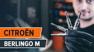 How to change glow plugs on CITROËN BERLINGO M TUTORIAL AUTODOC [upl. by Gregrory191]