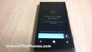 Preview  Cortana on Windows Phone 81 [upl. by Notsud]