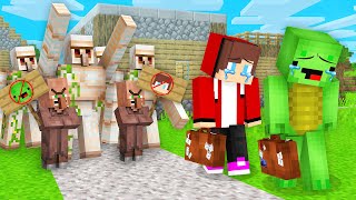 Why Did Golems Kick Mikey and JJ Out Of The Village in Minecraft  Maizen [upl. by Jaine]