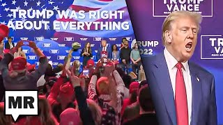 Trump Goes Full Demented Weirdo During Insane MAGA Rally [upl. by Enid]