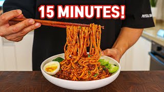 15 Minute Gochujang Garlic Noodles That Will Change Your LIFE [upl. by Sremlahc]