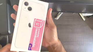 Unboxing iPhone 13 Reembalado do Sou barato [upl. by Eimrej]