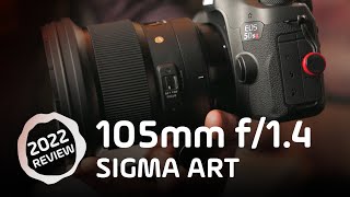 Sigma 105mm f14 ART  2022 Review Still the KING [upl. by Lysander]