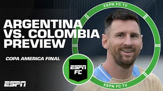 Copa America Final Preview What will it take for Colombia to defeat Argentina  ESPN FC [upl. by Annoiek783]