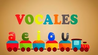 Las vocales para niños  Video educativo 2d  a e i o u  dibujos animados [upl. by Gaelan533]