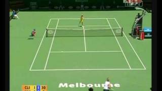 2007 Australian Open R4 Kim Clijsters vs Daniela Hantuchova [upl. by Wivina440]