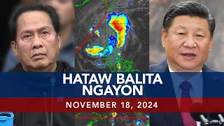 UNTV Hataw Balita Ngayon  November 18 2024 [upl. by Aruol]