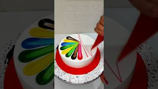 Pineapple Multi Colour New Look Cake Design video cake shorts trending viralvideo food [upl. by Coco]