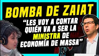 070923 Zaiat sorprende a Mengolini Quién puede ser el ministro o ministra de Economía de Massa [upl. by Sher]